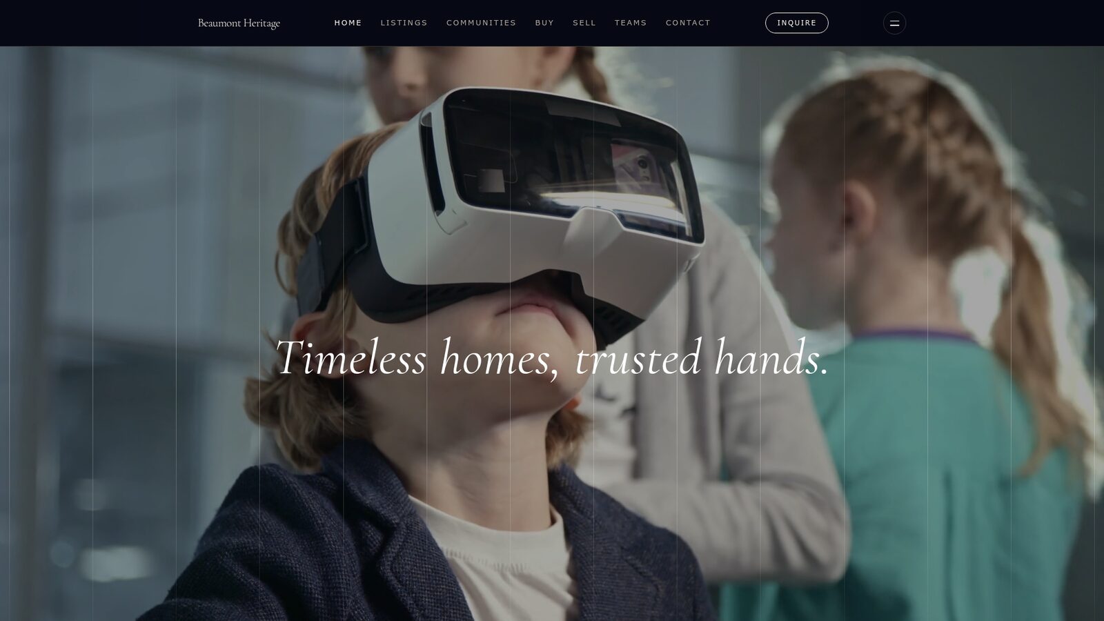 Beaumont Heritage real estate website theme