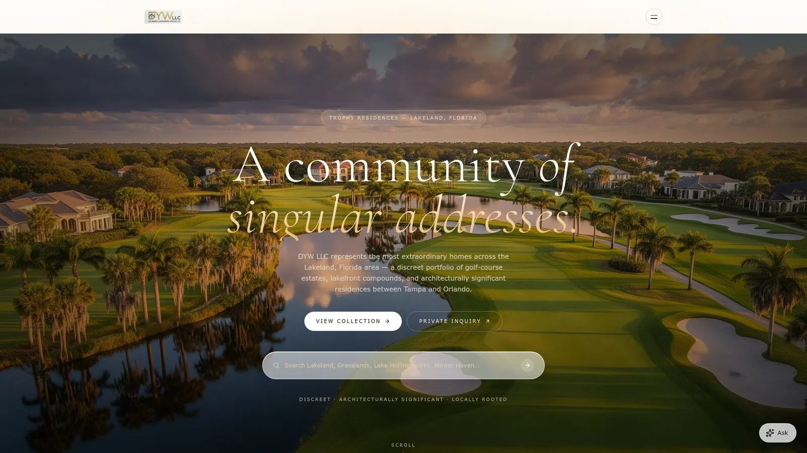 Lakeland real estate website theme